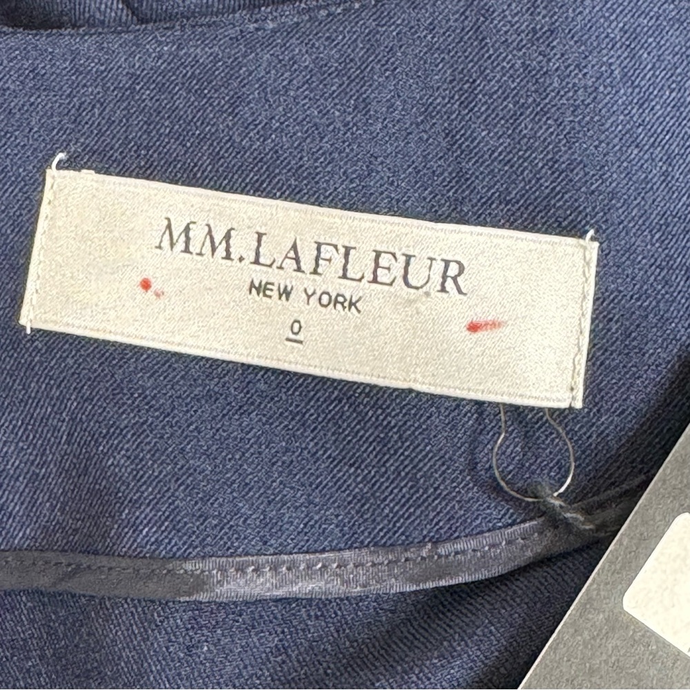 NWT MM LaFleur The Emily Dress - WonderTex in Galaxy Blue Sz 0 - Picture 7 of 16